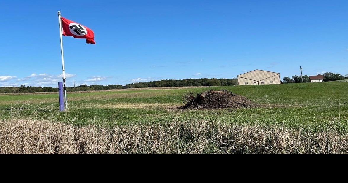 Nazi flag along Nickel Plate Trail draws anger from riders ...
