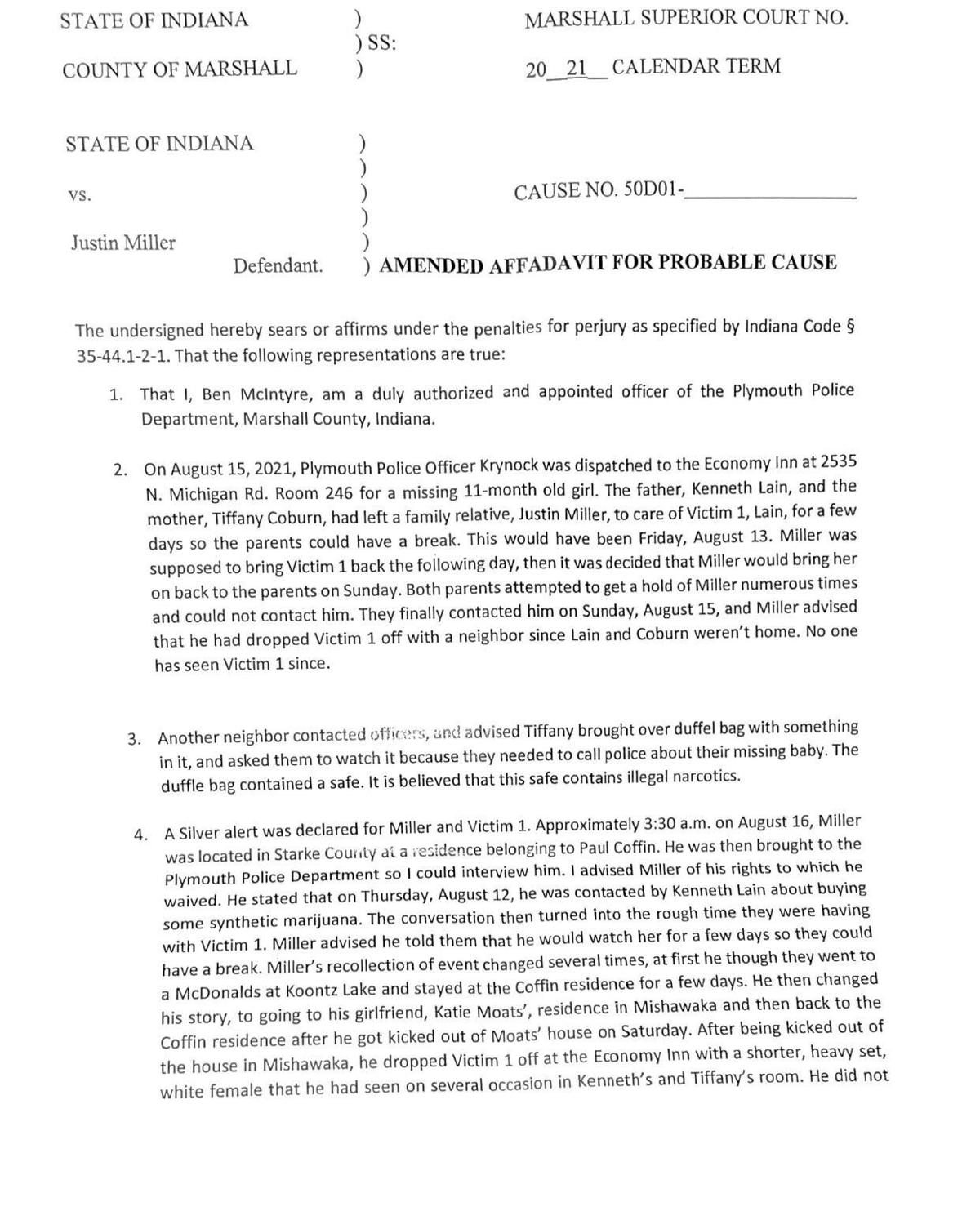 Probable cause affidavit News