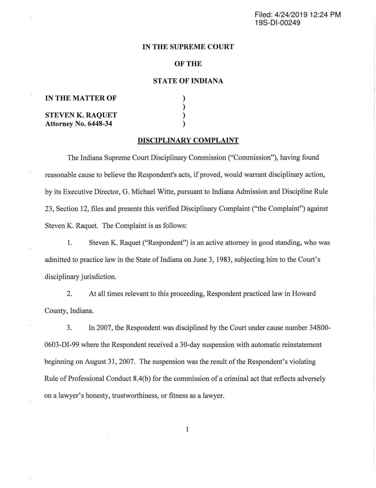 Complaint Against Raquet Centers On Bookkeeper Errors Theft Local News Kokomotribune Com