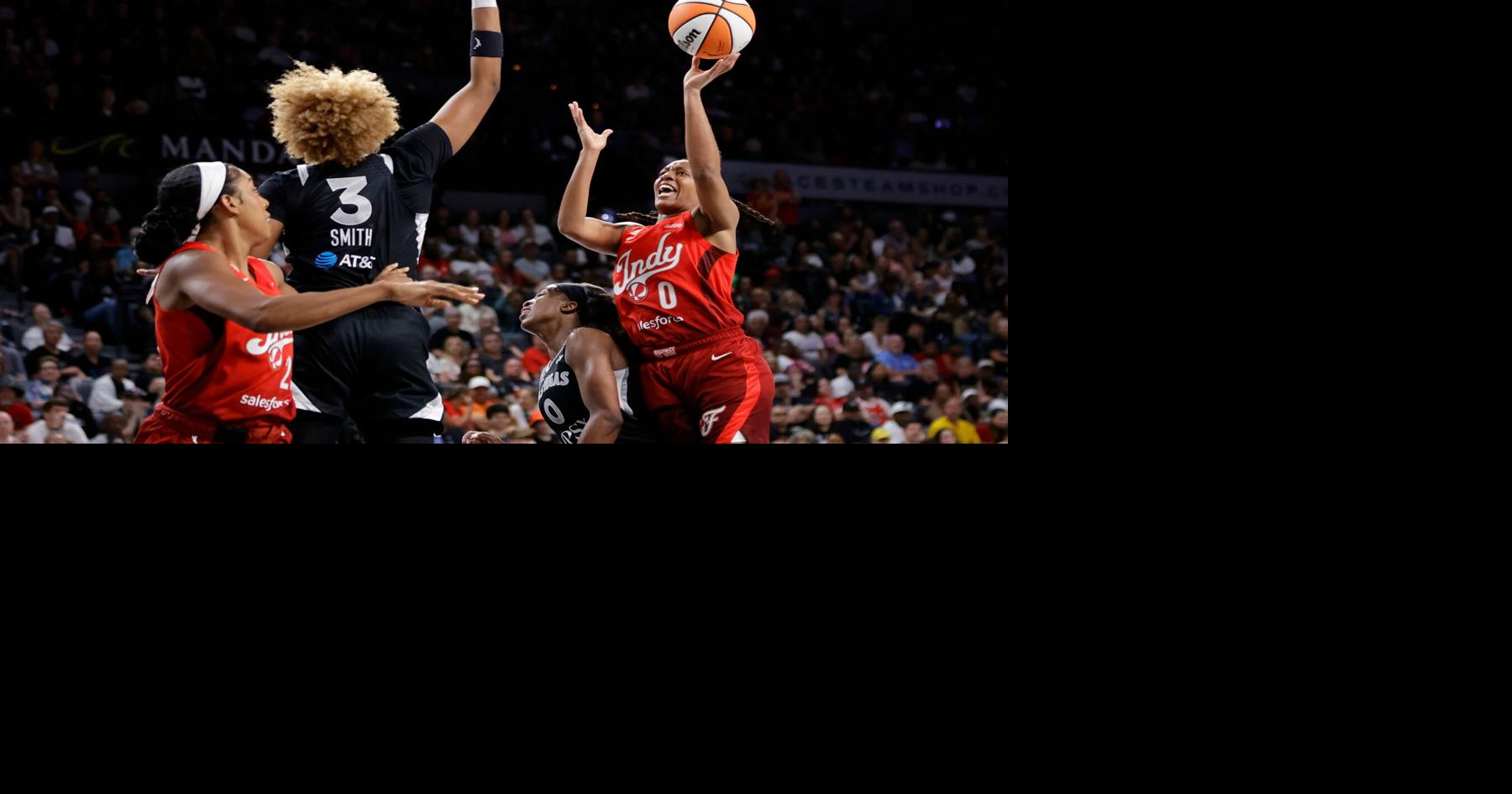 Mitchell, Clark lead Fever to 109-75 win over Aces