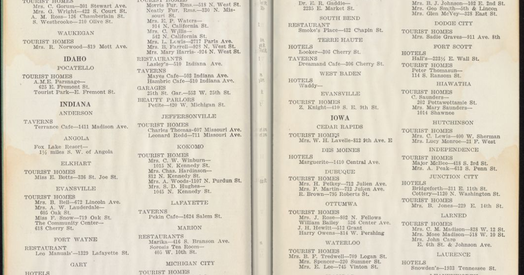 Four Kokomo houses were listed in the Green Book, three still standing - Vimarsana News