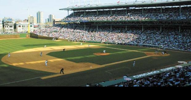 Team outing at Wrigley Field