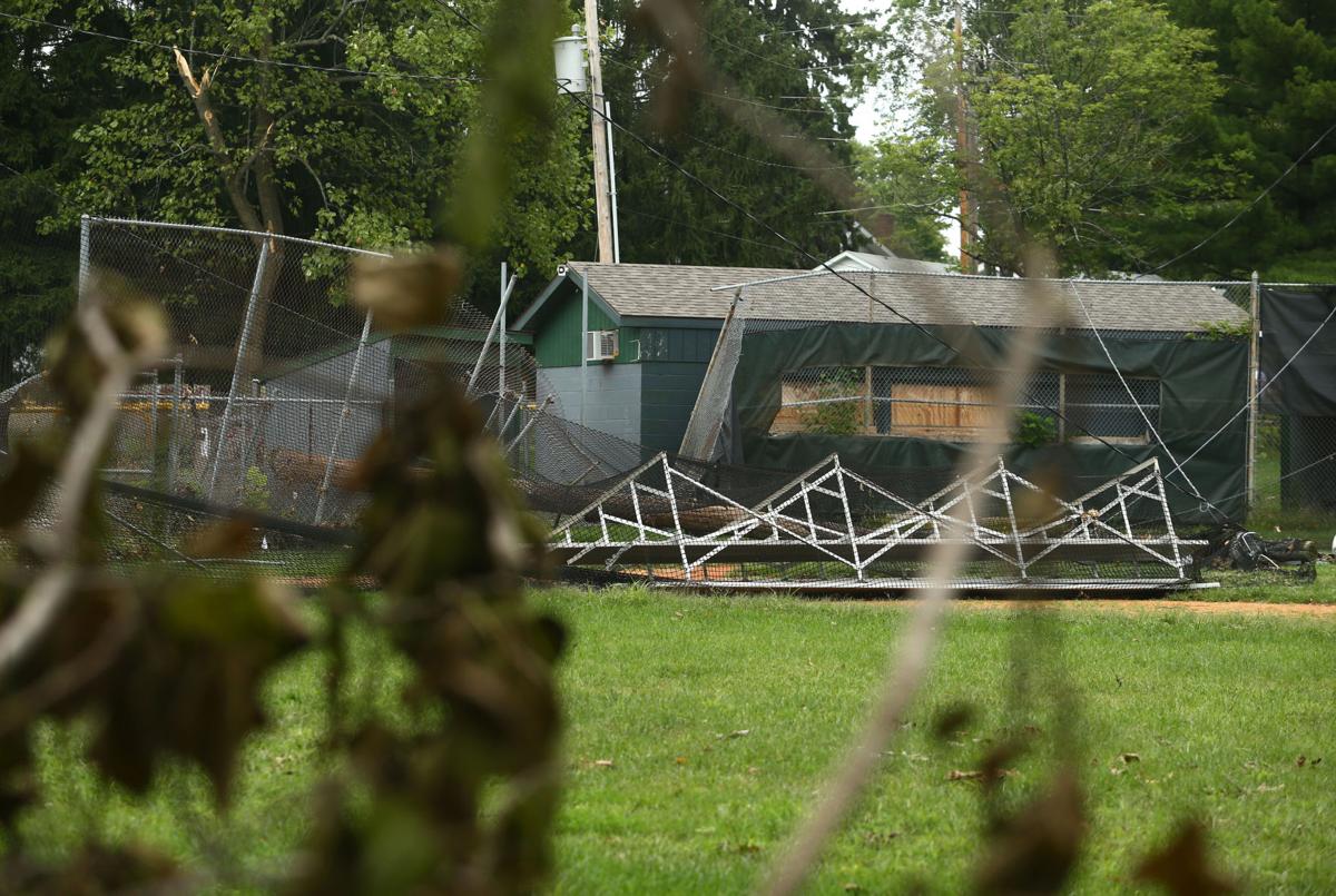 Highland Park tornado damage