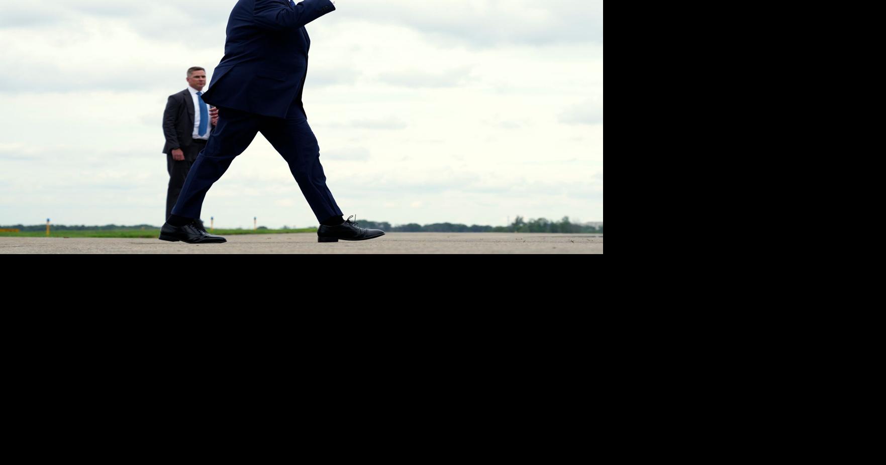 Trump is making a rare Western trip to talk about the economy, something polls show he's weak on