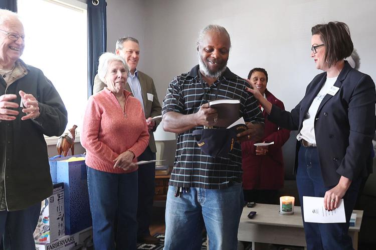 Formerly homeless veteran moves into Habitatbuilt home Local news