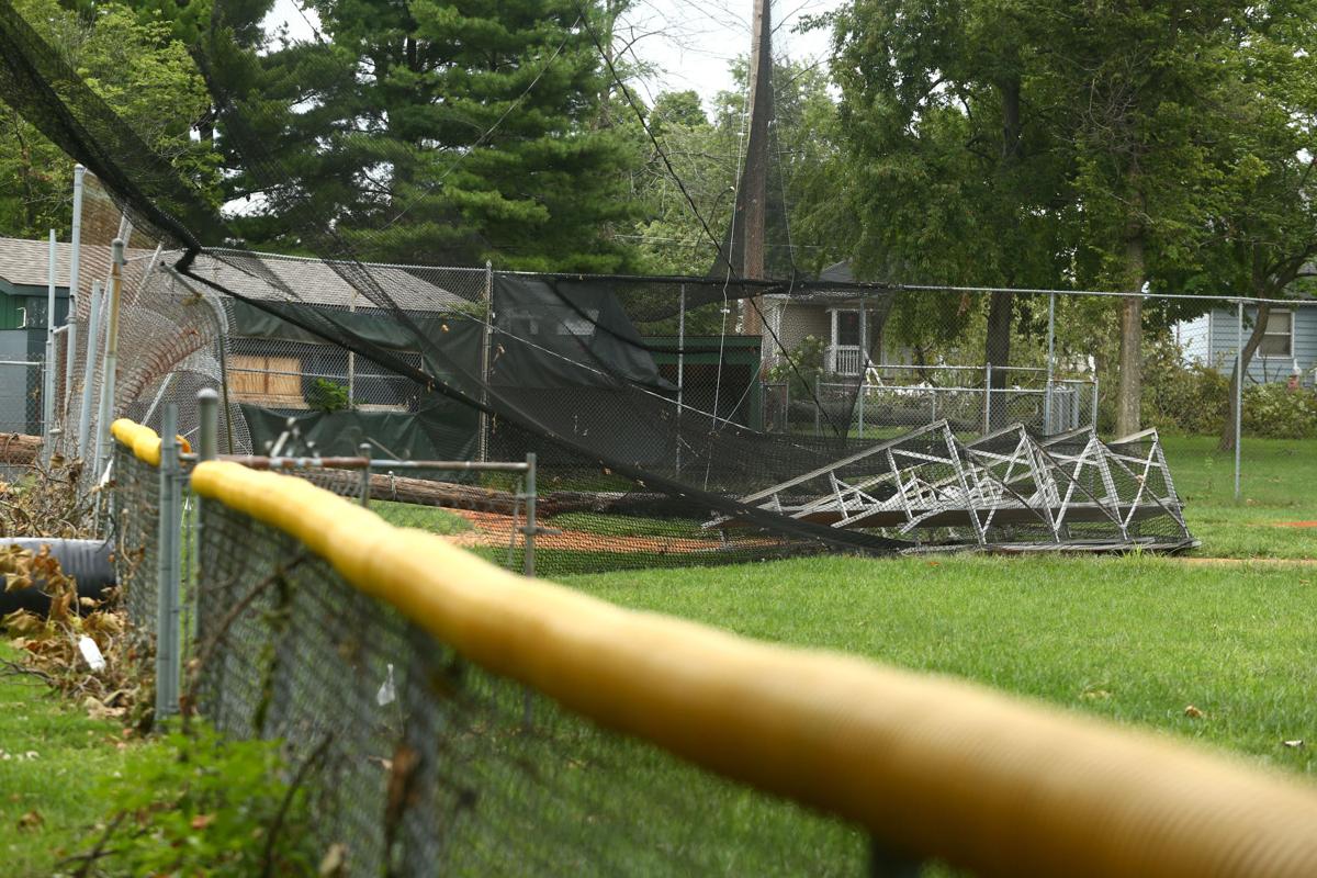 Highland Park tornado damage