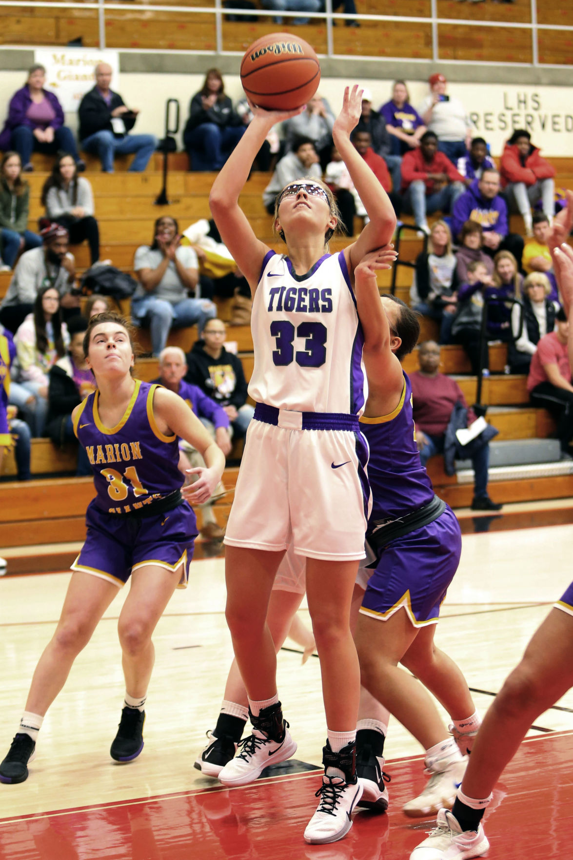 Sec Girls BB - NHS vs Marion 01.JPG