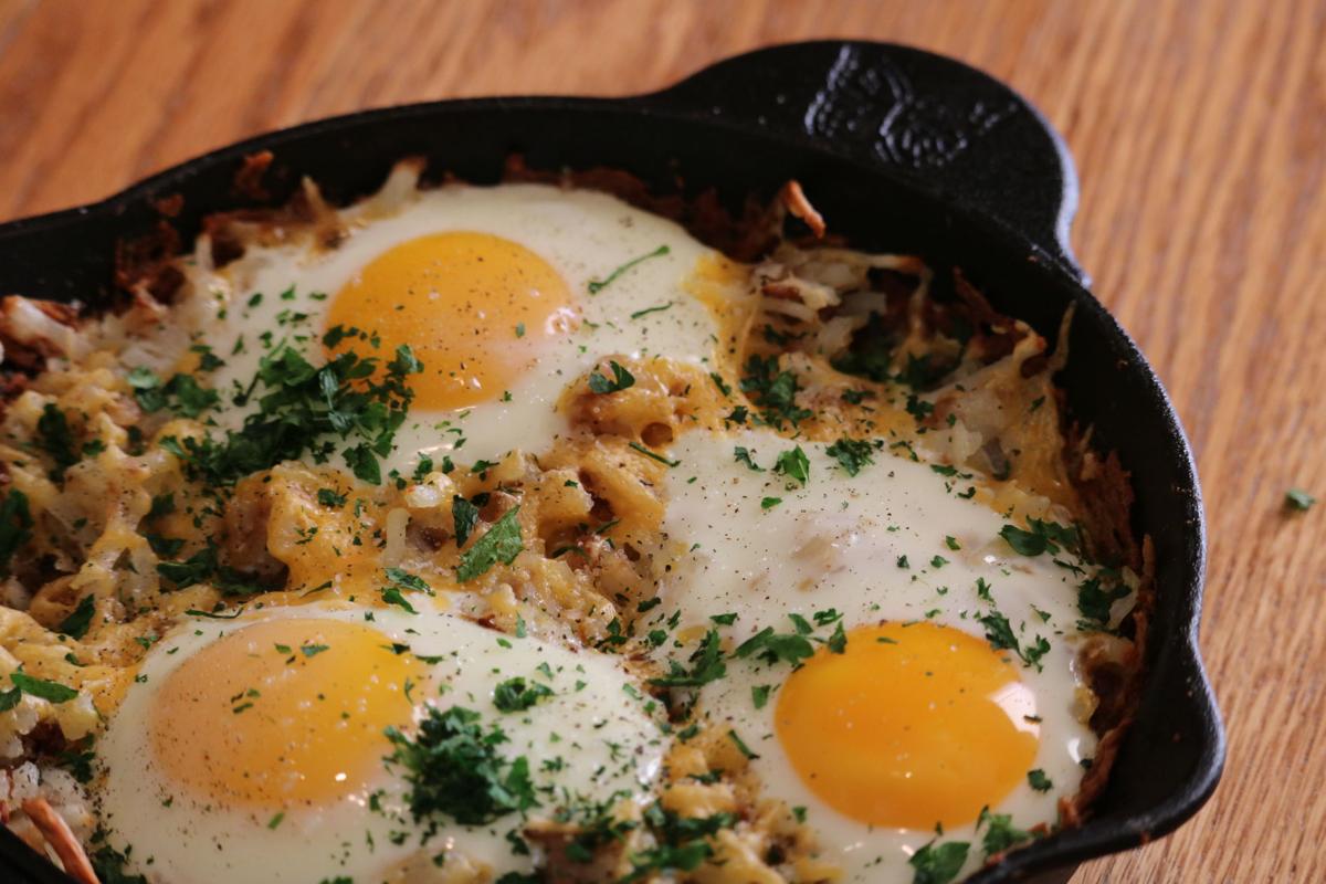 3-Ingredient Egg Breakfast Skillet Recipe 