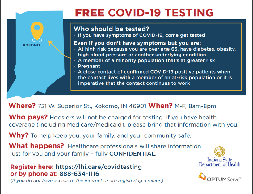 Optum COVID testing site will operate 12 hours a day