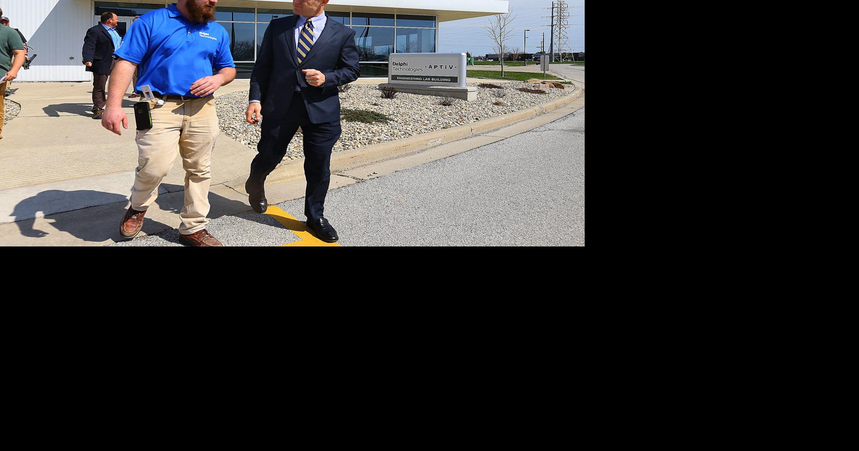 Sen. Young tours Delphi, comments on Mueller report, automation Local