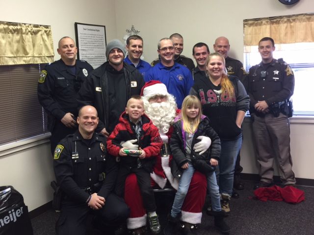 tipton law enforcement brings christmas to families news christmas party