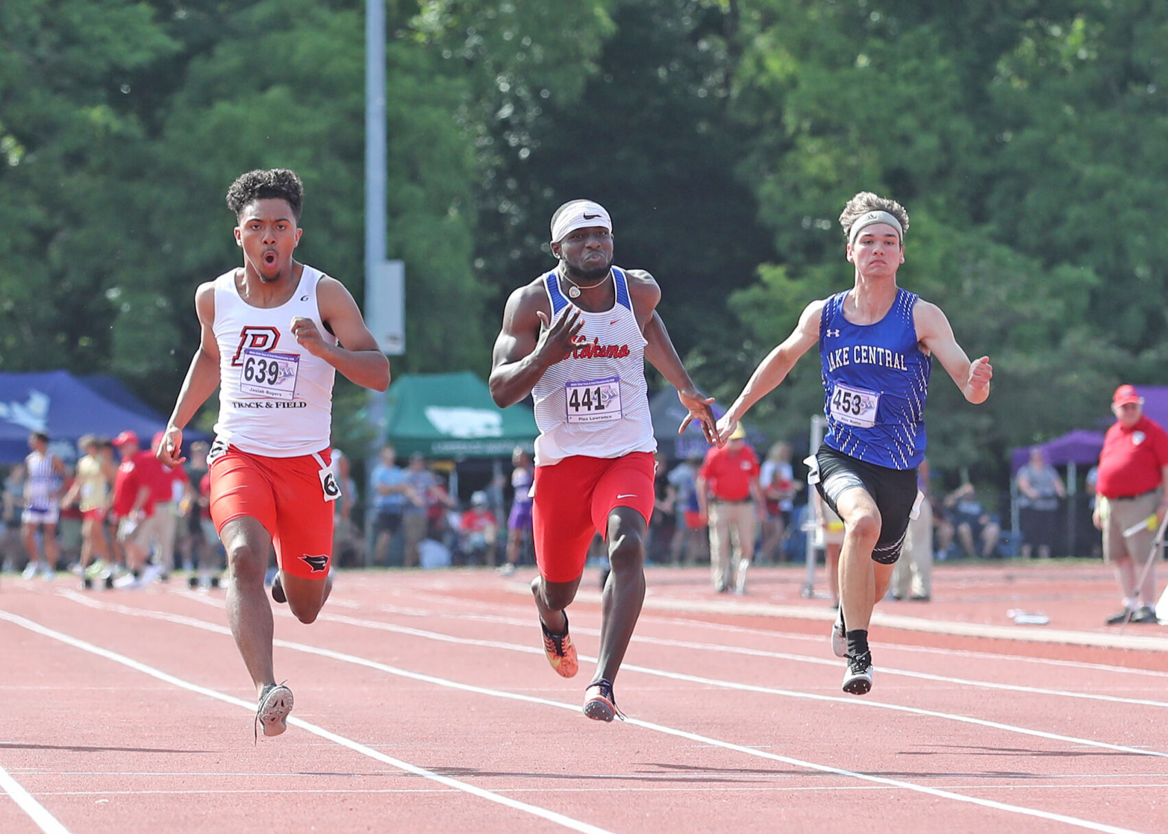 BOYS TRACK Kats Lawrence shines at state earns football