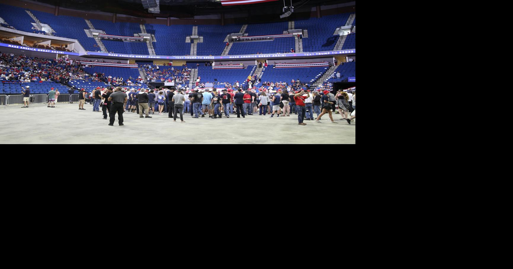Trump comeback rally features empty seats, staff infections | Covid-19 ...