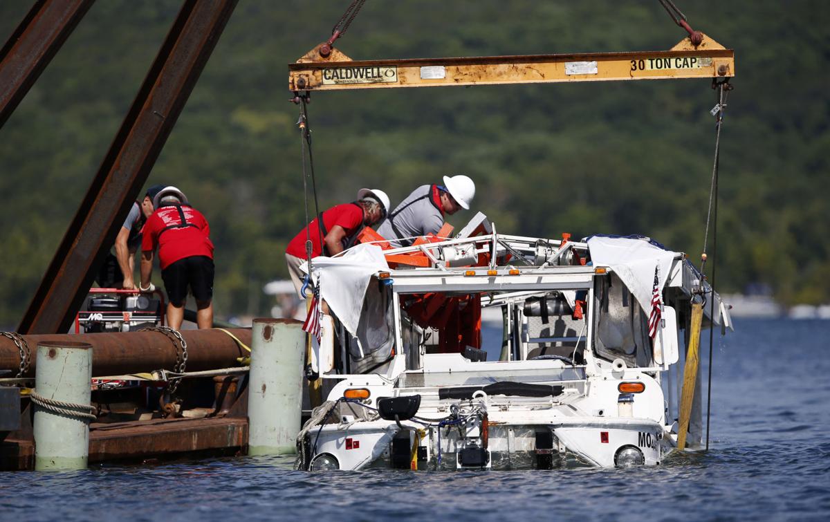 Duck boat that sank in deadly accident raised from Missouri lake News