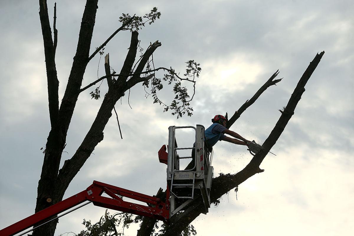 SAT Tornado Cleanup on S. 50 E.