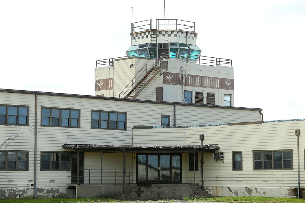 Tearing down the tower Dilapidated air traffic control building at