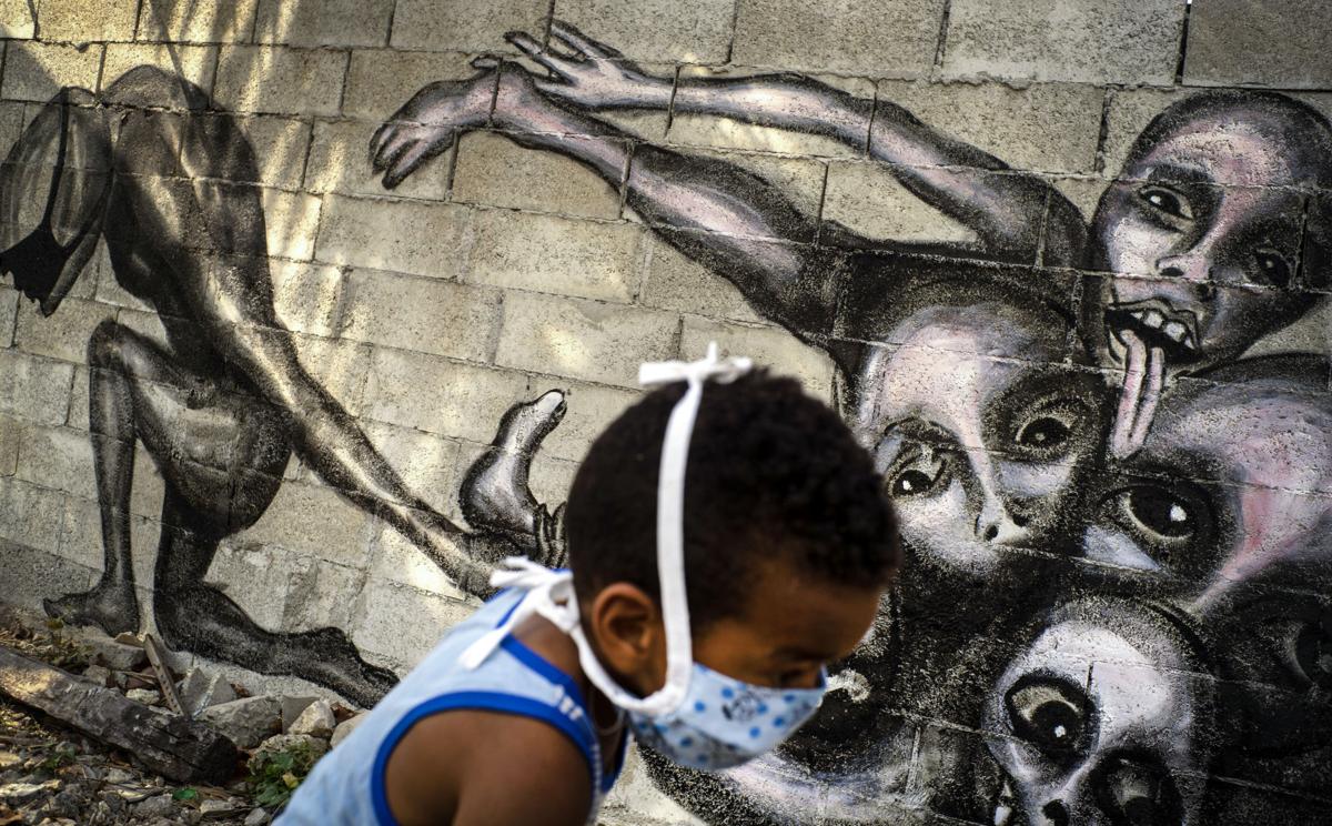 Pandemic In Photos Street Art Offers Beauty A Laugh Some Hope