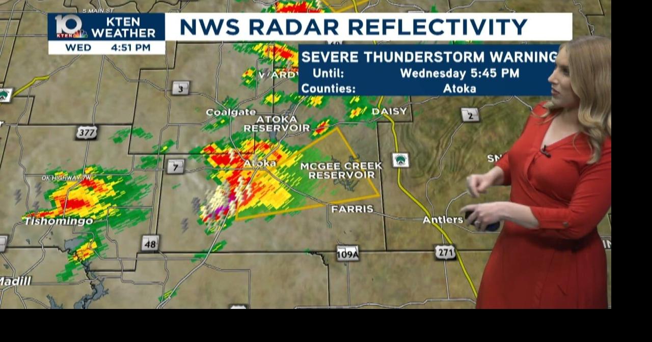 Severe storms moving into Texoma this evening | | kten.com