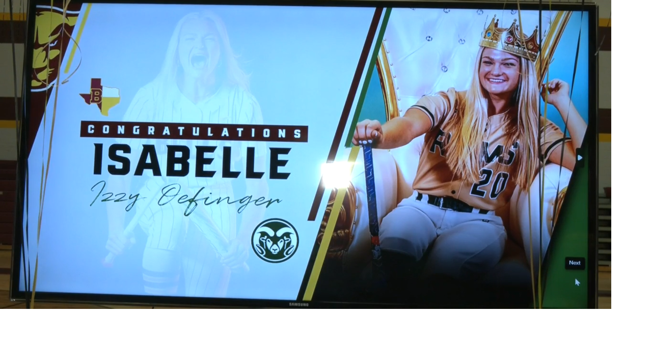 Bells' Isabelle Oefinger signs to catch at Colorado State | Sports ...