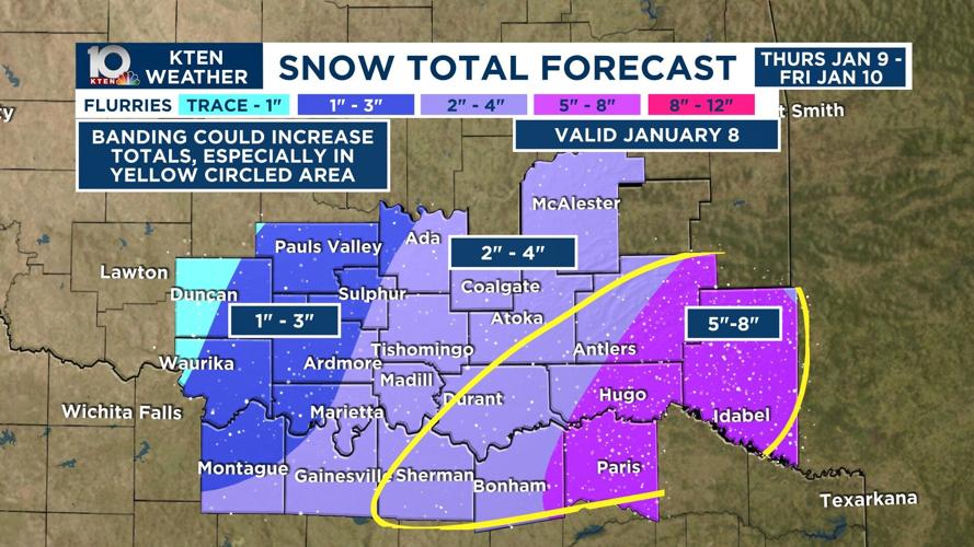 The polar vortex readies to dump snow on Texas and its neighbors
