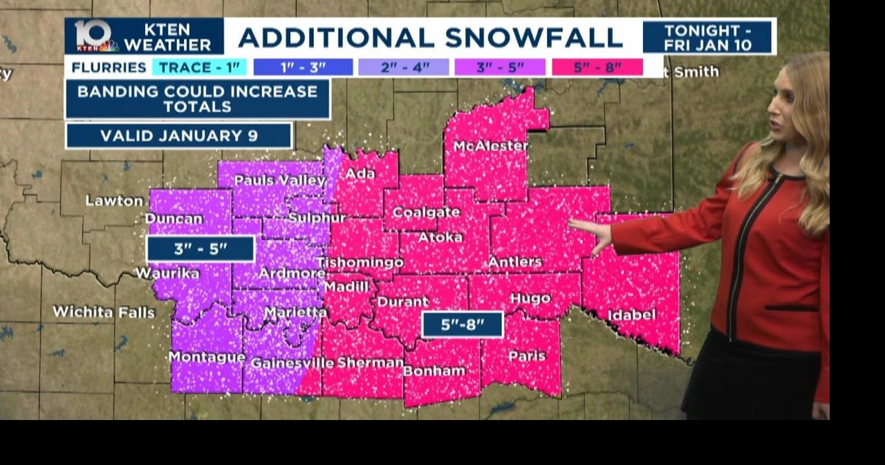 Winter weather update: 6 pm Thursday | News | kten.com