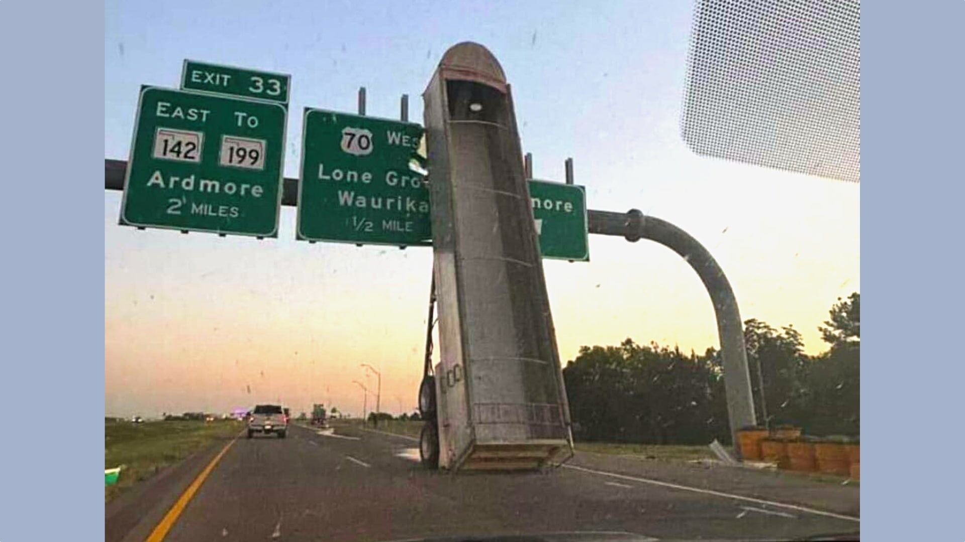 Truck crash slows I-35 traffic near Ardmore | News | kten.com