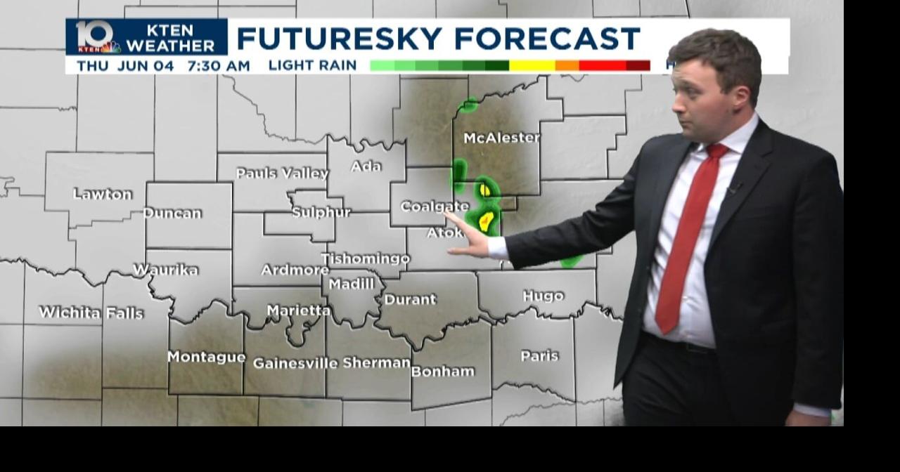 Warm with scattered rain and storm chances ahead.