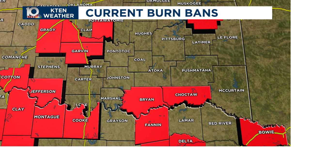 Days without rain and burn bans | | kten.com