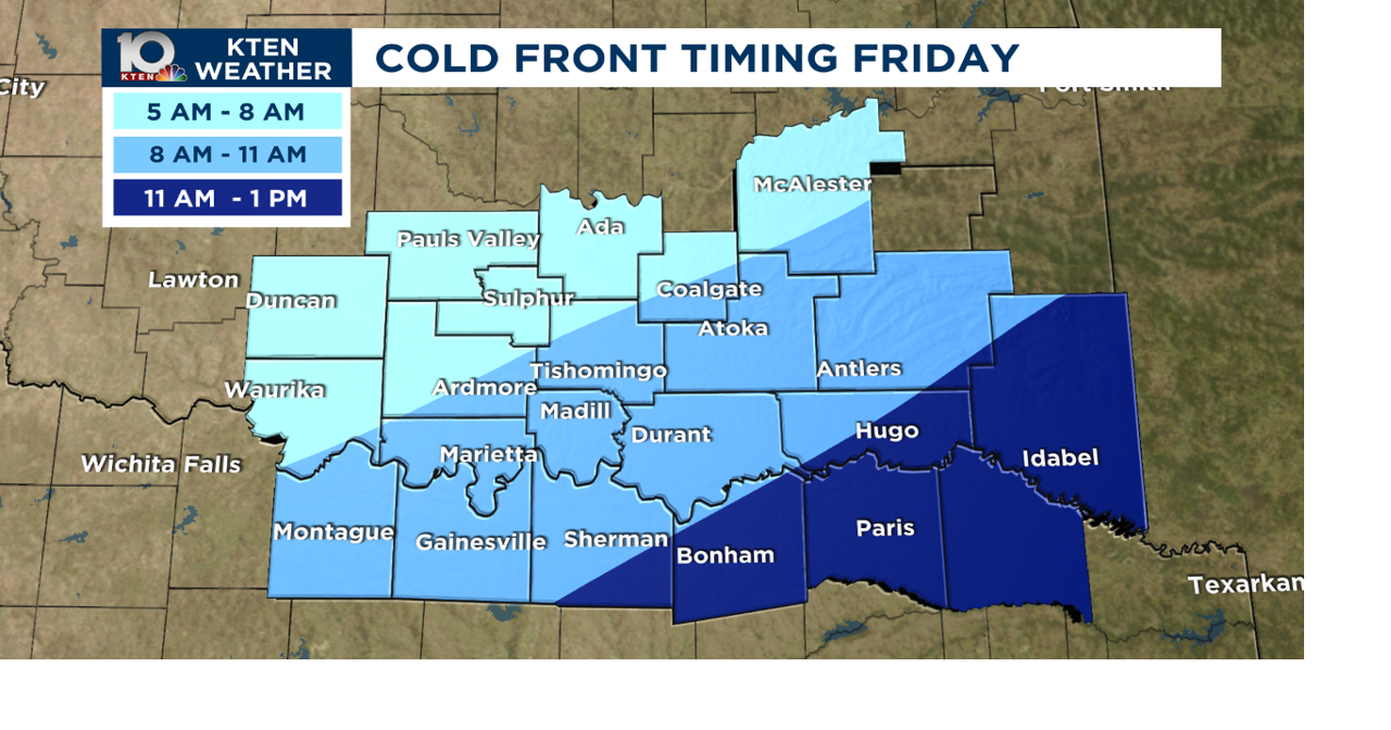 Cold front and fire danger this week | Weather News | kten.com