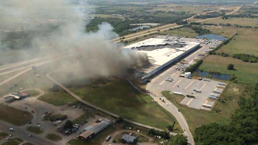 Fire erupts at Dollar Tree warehouse in Marietta | News | kten.com