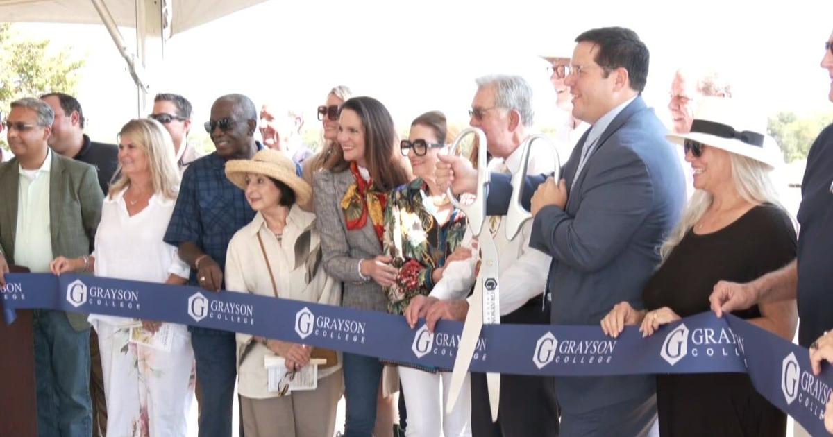 Grayson College rededicates vineyard