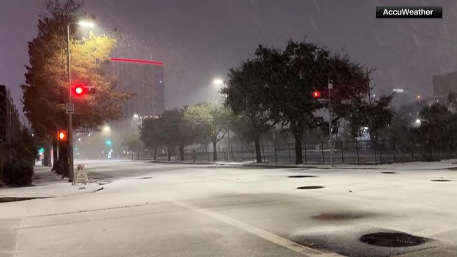 Photos Winter storm along Gulf Coast News