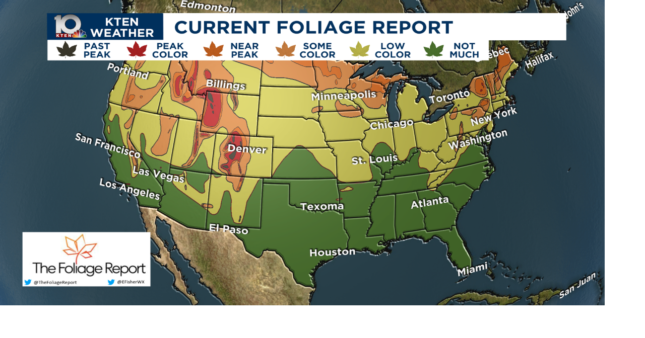 Where's our fall foliage? | Weather | kten.com