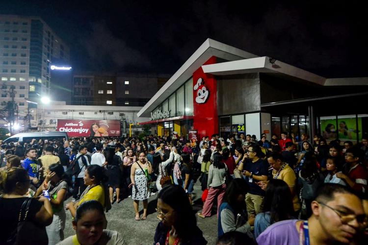 At least one killed after strong 6.9 magnitude earthquake strikes central Philippines