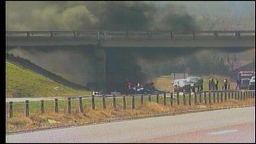 Semi Driver Escapes Fiery Crash on Hwy 69/75 | | kten.com
