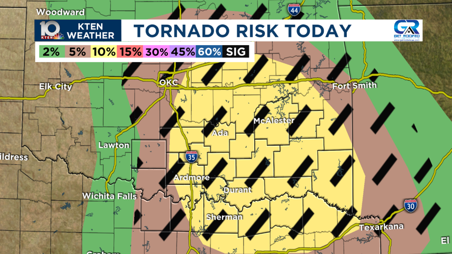 High impact severe weather expected today | Weather News | kten.com