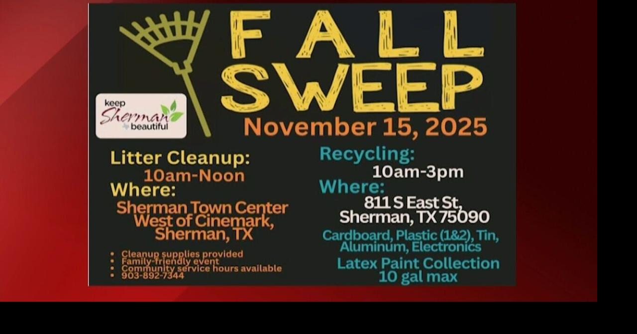 SHERM FALL SWEEP EVENT | News | kten.com
