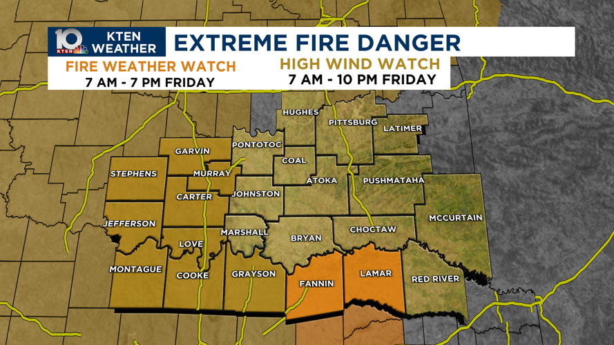 Extreme fire danger | | kten.com