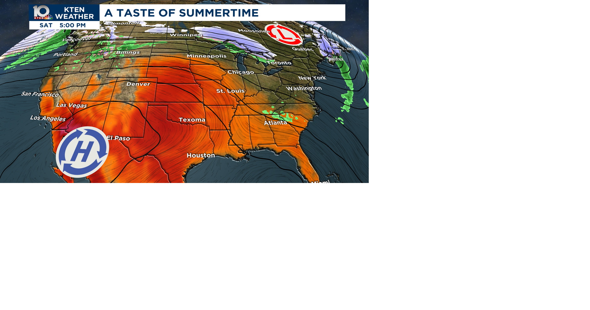 Highest March temperature ever recorded | Weather News | kten.com