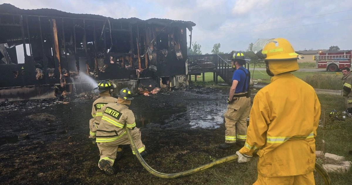 Collins Fire Several fire departments battle early morning house fire in ...