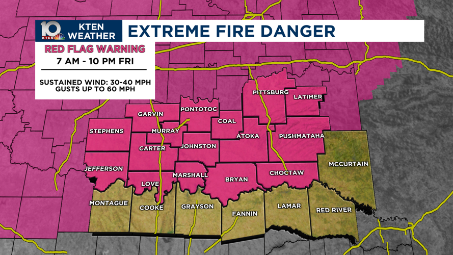 Extreme fire danger | | kten.com