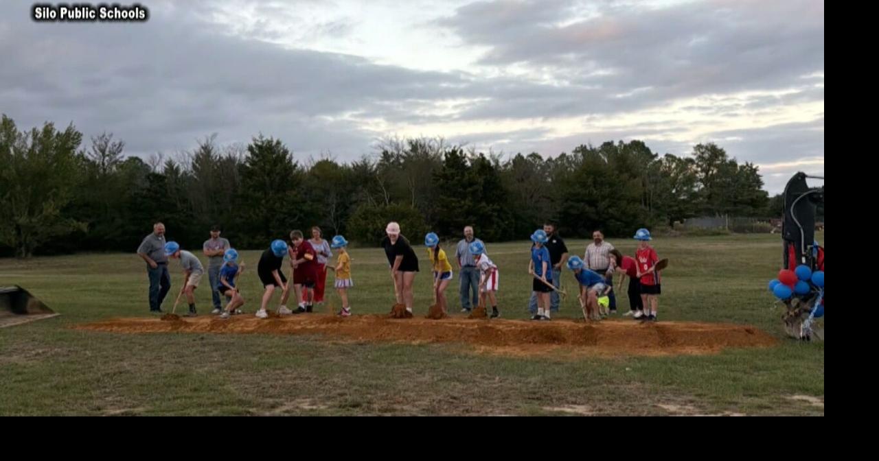 Silo Public Schools breaks ground for new gym | News | kten.com