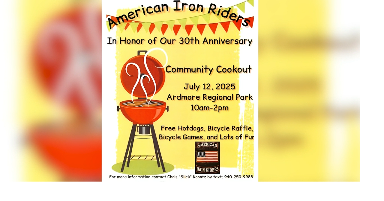 American Iron Riders to celebrate 30th anniversary with weekend cookout ...