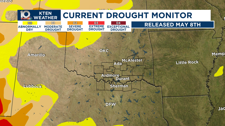 Thursday Drought and flood update | Weather News | kten.com