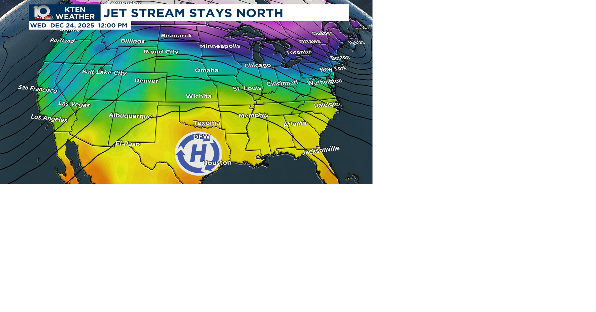 Christmas 2025 forecast | Weather News | kten.com