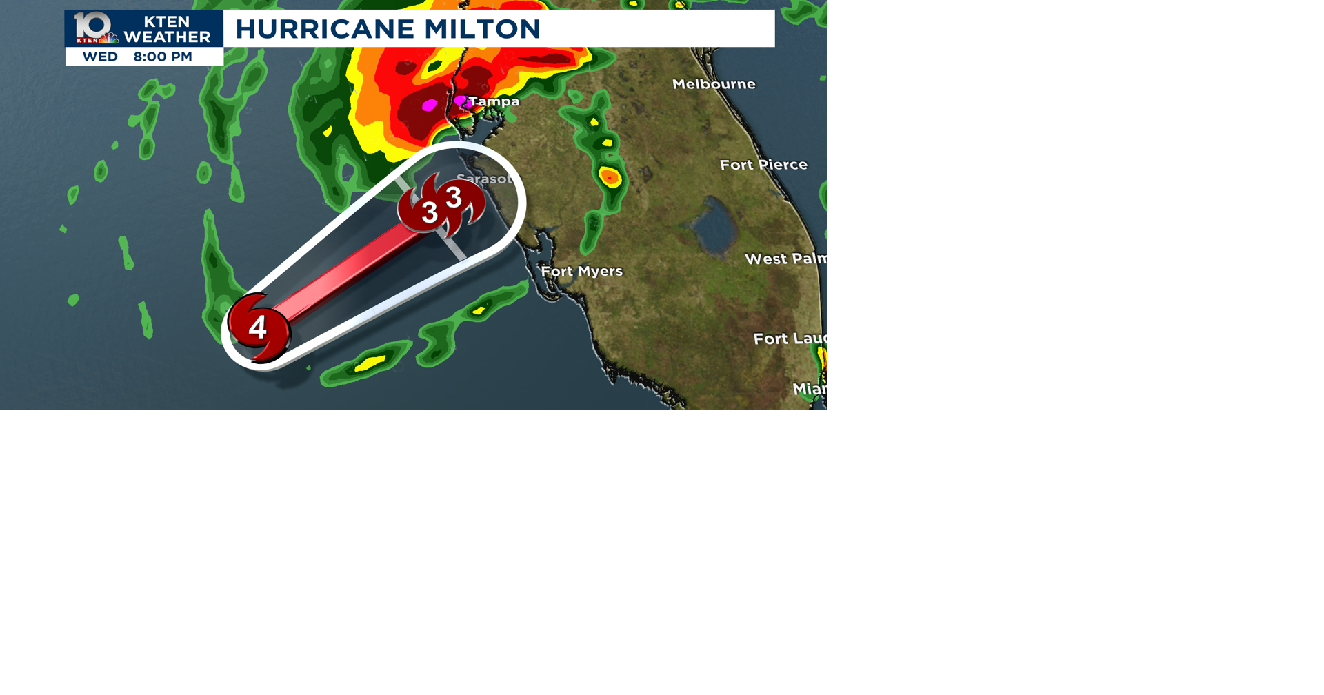 Hurricane Milton expected to make landfall tonight | Weather | kten.com