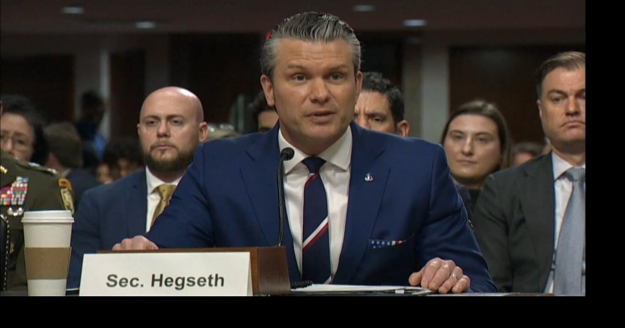 Hegseth testifies about Iran war, Pentagon spending