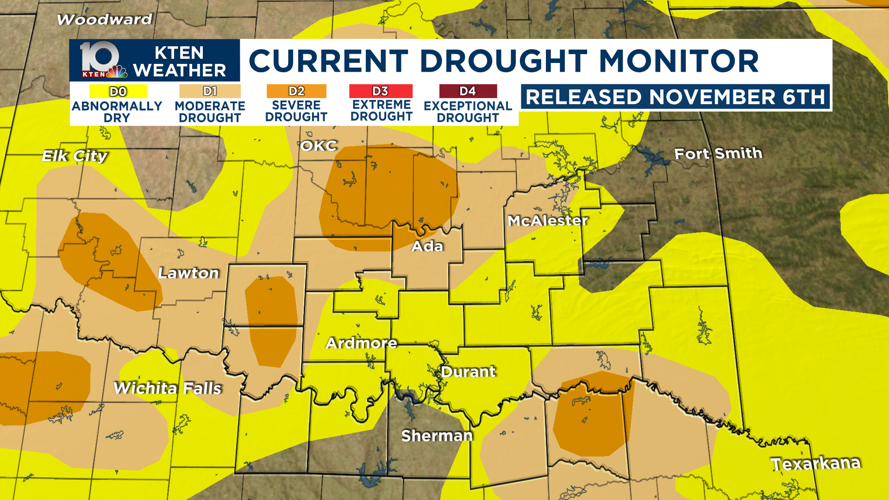 Drought update - Nov. 6 | Weather News | kten.com