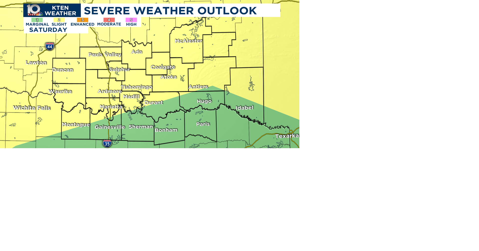 Severe weather risk | | kten.com