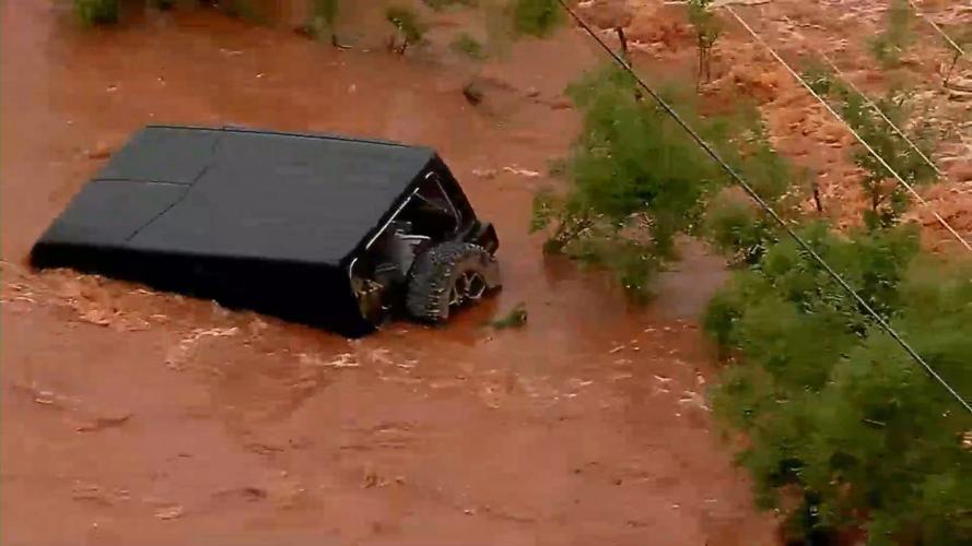 2 dead as slow-moving storms flood roads across Oklahoma and Texas ...